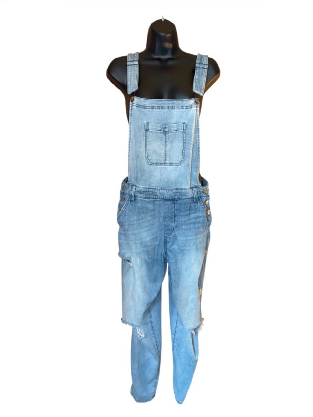 Sky and Sparrow Denim Bib Overalls